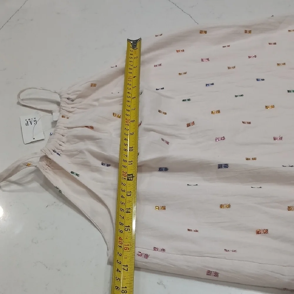 GAP Kids Pearl Sleeveless Top with Multicolor Dots, For Girl, Sz M(8) New